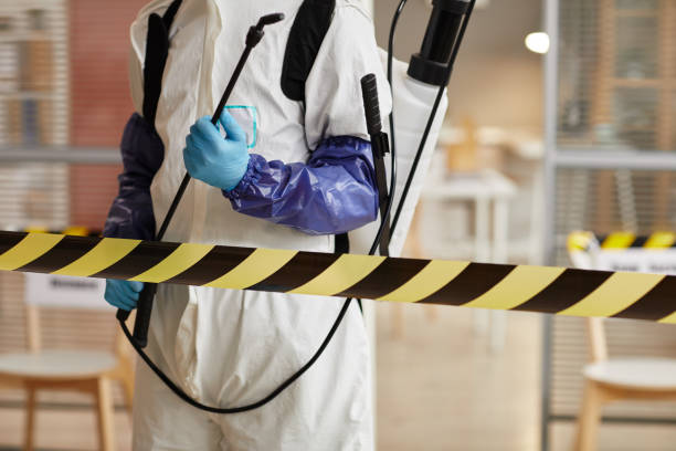 Professional Infectious Disease Decontamination technician working in Los Olivos, CA